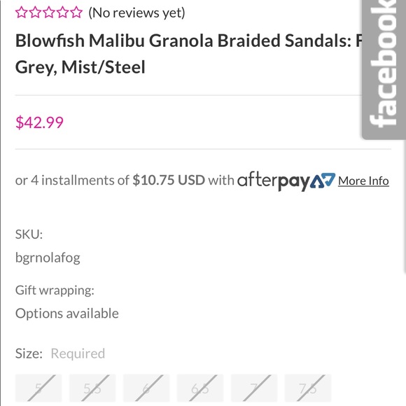 Blowfish grey braided sandals - Picture 2 of 2